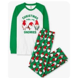 Adult Childrens Place Christmas With My Gnomies Pajama Set Unisex Sz XXL